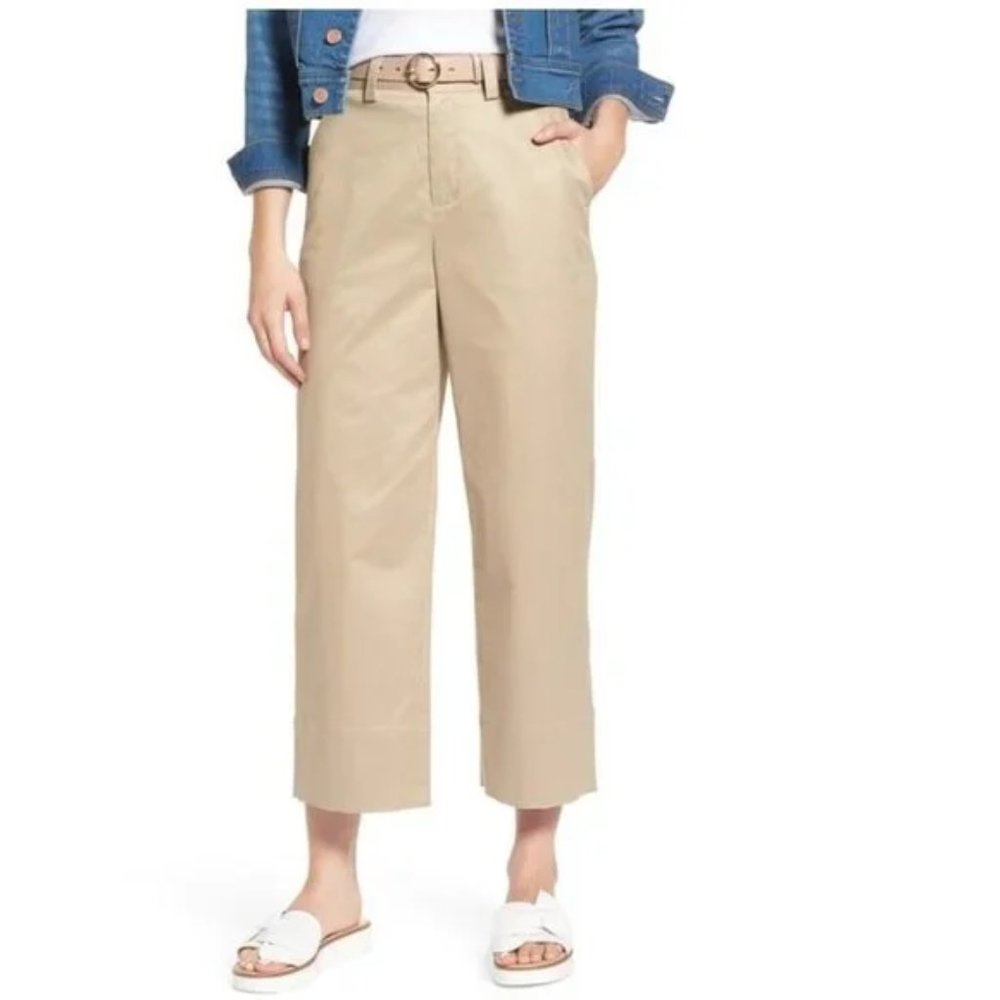 1901 High Waist Crop Wide Leg Pants